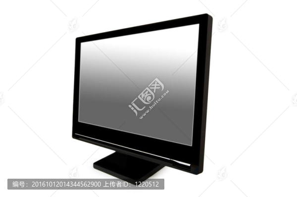白色液晶顯示器上隔離的白色