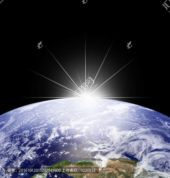 地球在太空