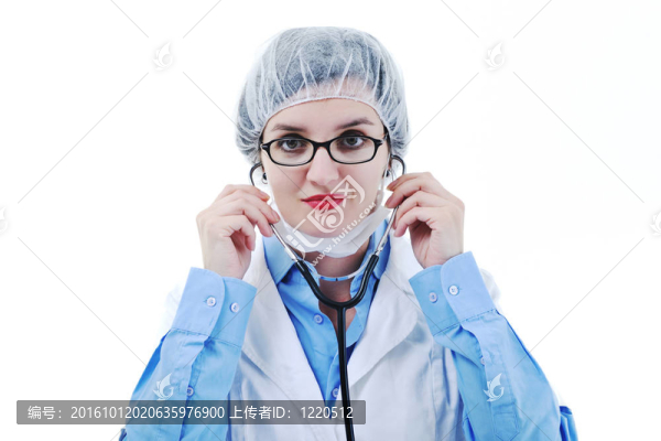 隔離成年女護士