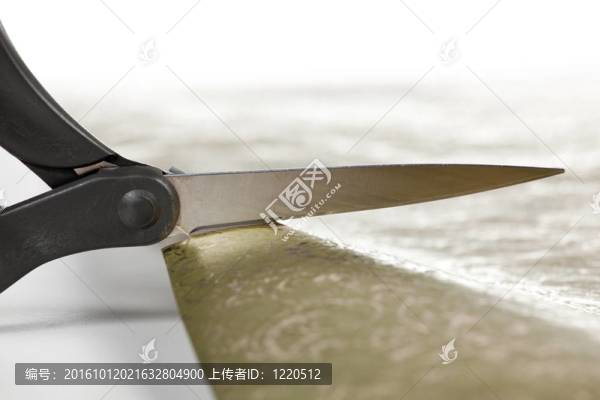 剪刀切割裝飾包裝紙