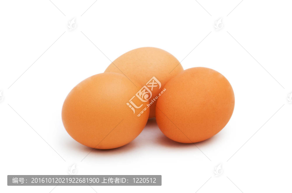 在白色的雞蛋上孤立的一群