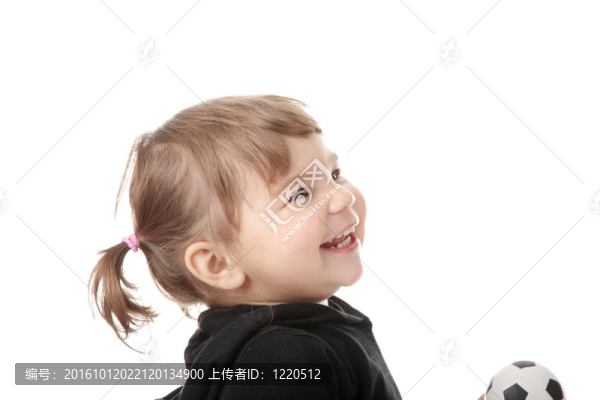 一個2歲的女孩的肖像