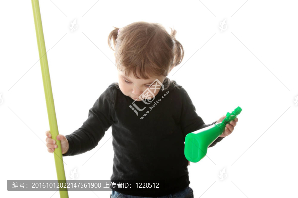 一個2歲的女孩的肖像