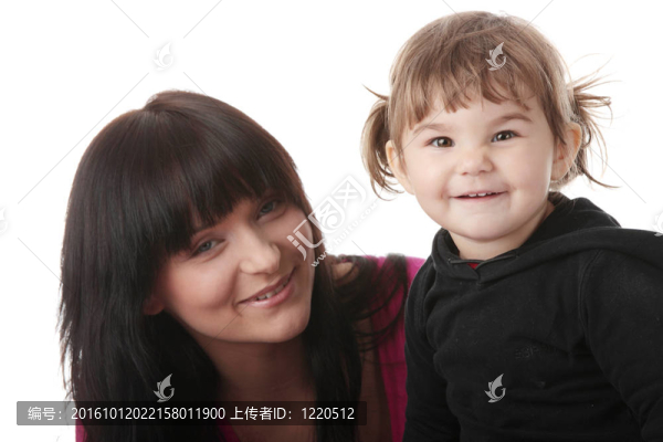 一個(gè)2歲的女孩的肖像