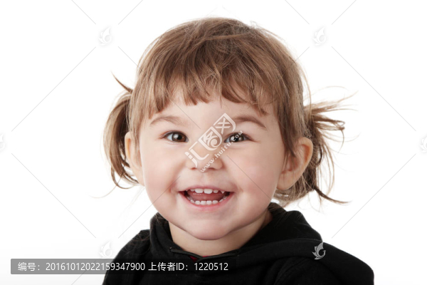 一個2歲的女孩的肖像