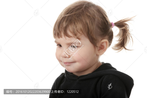 一個2歲的女孩的肖像