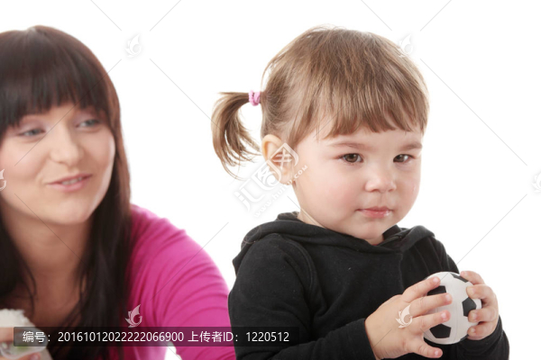 一個2歲的女孩的肖像