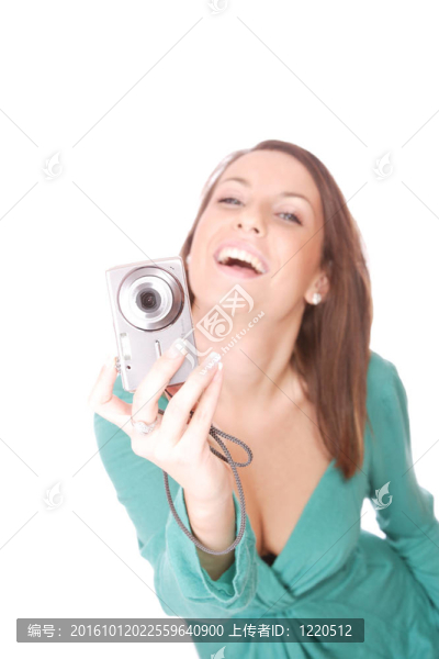 女人說話的圖片