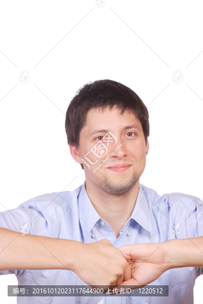 快樂青年休閑男子肖像