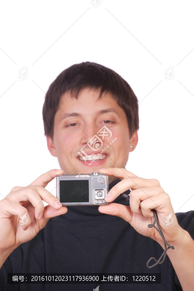 快樂青年休閑男子肖像