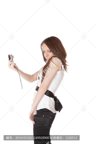 女人說話的圖片