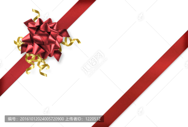 對角線紅色和黃金禮品包裝