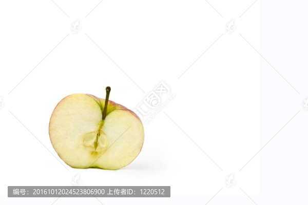 白色背景上的蘋果