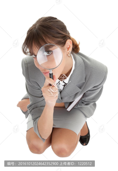 在辦公室clouses年輕女孩
