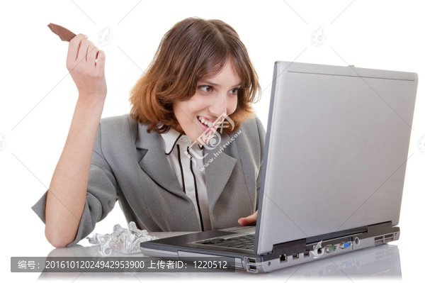 女人和筆記本