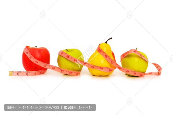 蘋果和梨說明水果節(jié)食概念