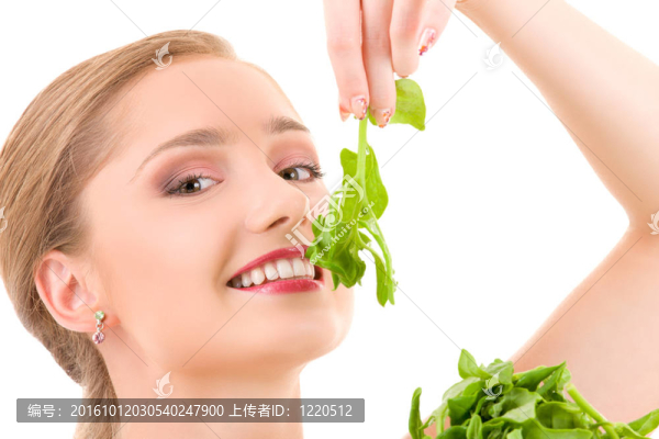 菠菜快樂女人