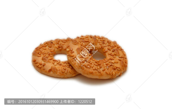 白色的兩個(gè)圓形的餅干