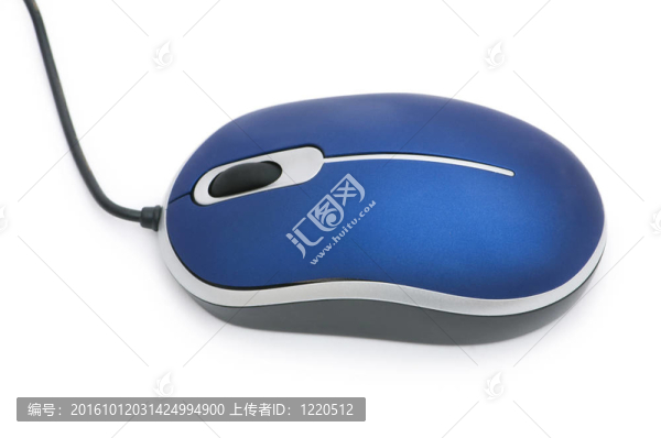 白色背景下的電腦鼠標