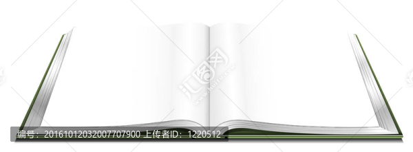 打開的書