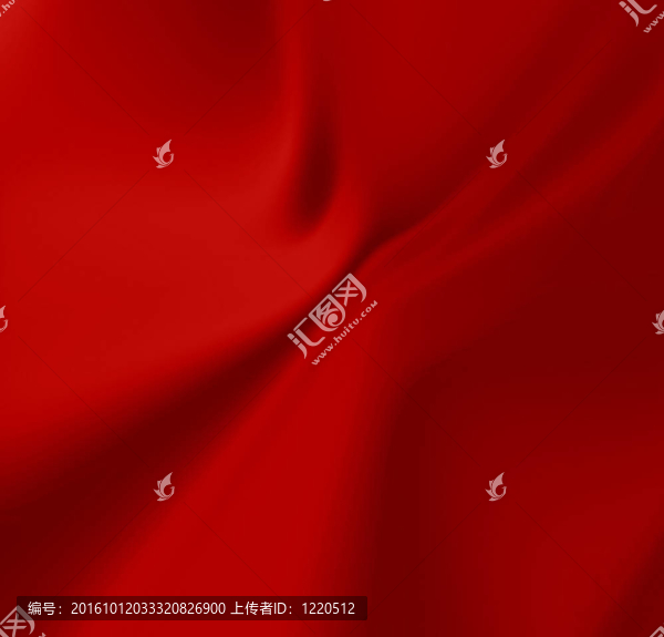 紅色的窗簾