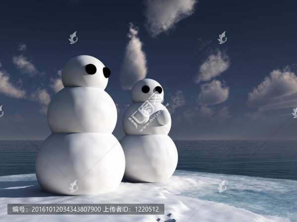 雪人夫婦