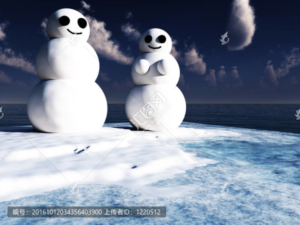 雪人夫婦