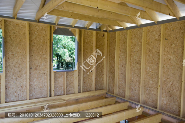 木結(jié)構(gòu)建筑的一部分