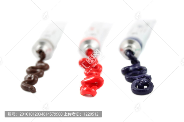 藝術家的彩色顏料