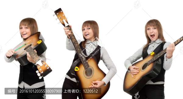 帶著吉他的女孩