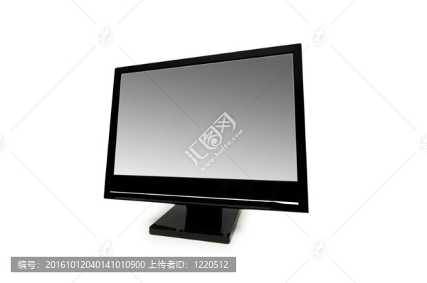 白色液晶顯示器上隔離的白色