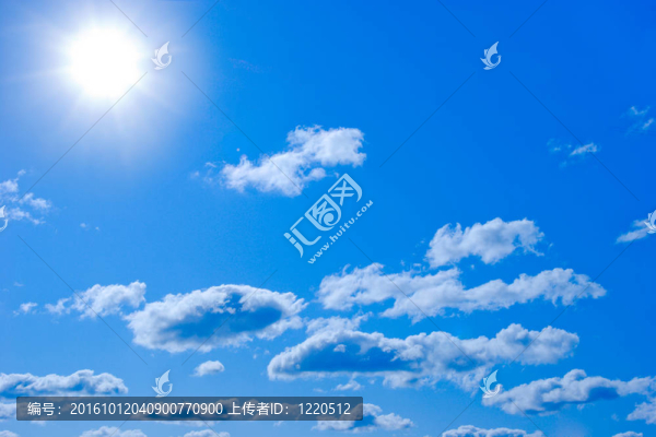 太陽和云