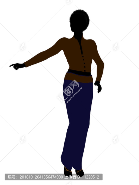 非洲裔女性辦公室插圖剪影