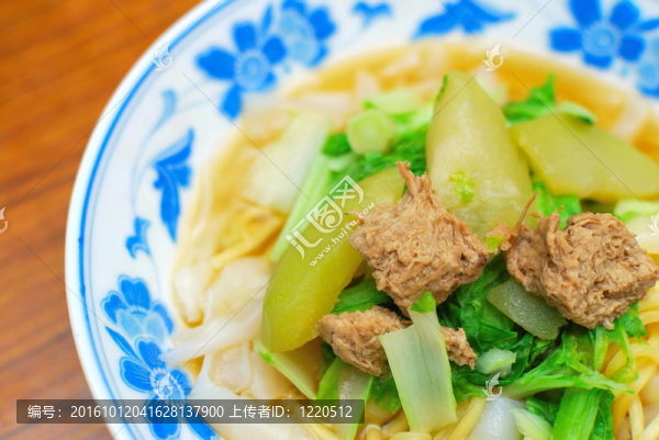 中式素食面