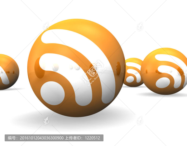 RSS的橙色球