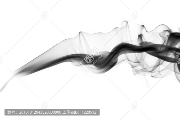 抽象煙霧形狀