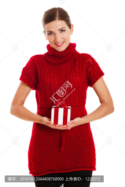 送禮物的女人