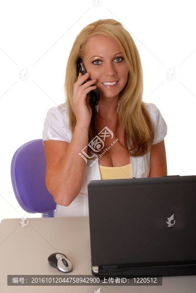 年輕的女商人