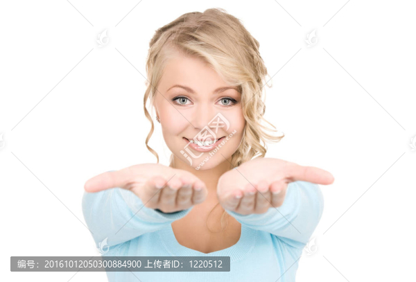 女人展示的手掌