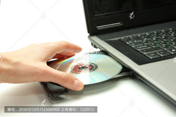 筆記本電腦與CD