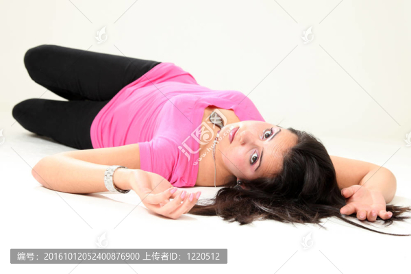 美麗的Young,Woman