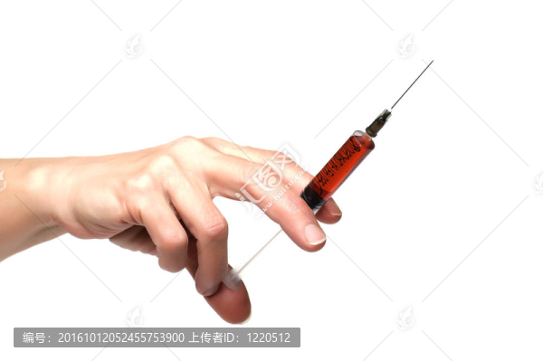注射器在手