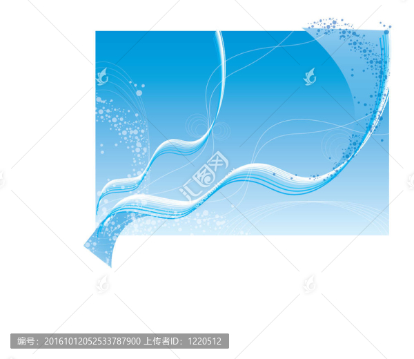 用冷水背景抽象主題
