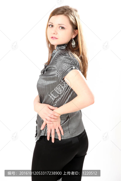 美麗的Young,Woman