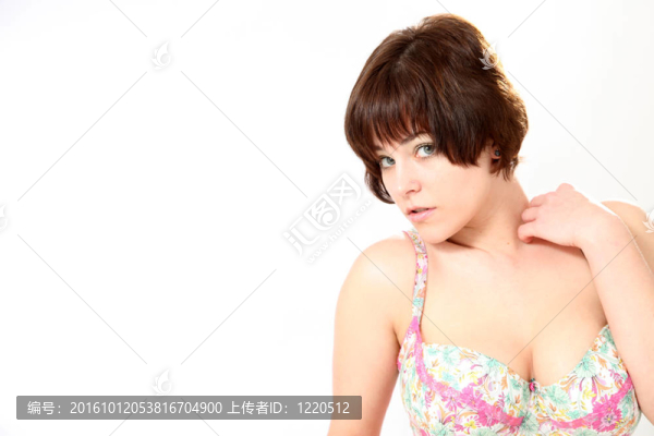 美麗的Young,Woman