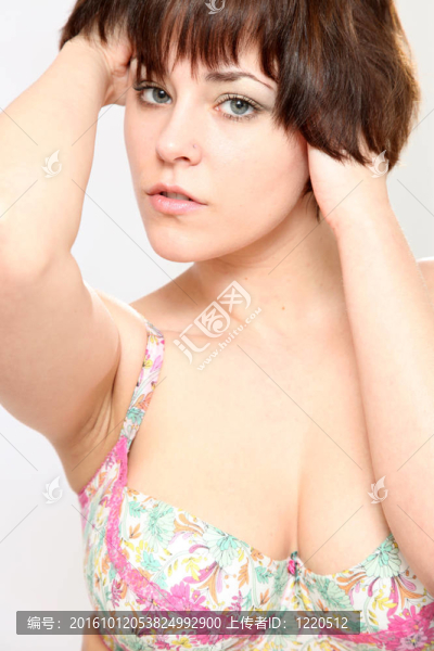 美麗的Young,Woman