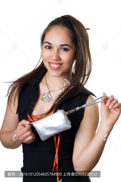 微笑的年輕女人