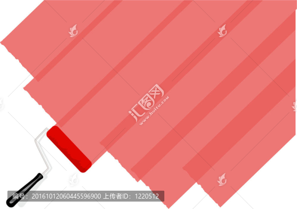 紅色的畫