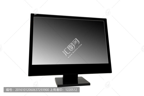 白色液晶顯示器上隔離的白色