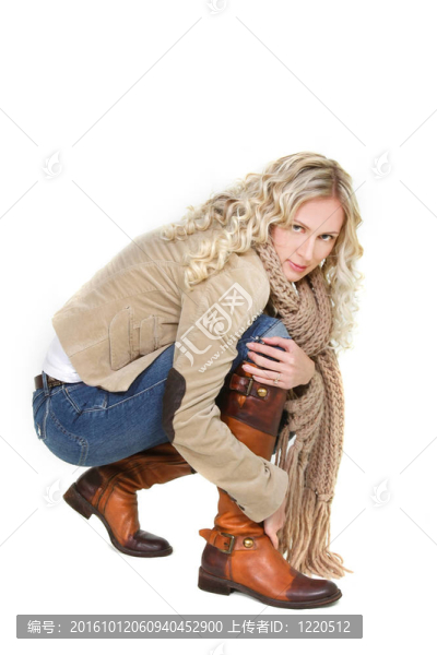 美麗的女人冒充白人
